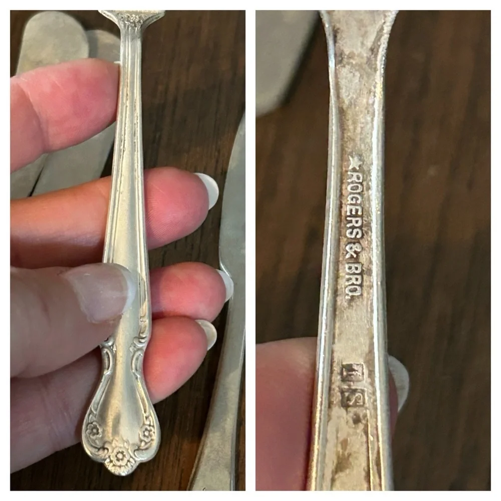 Vintage Silver-Plate Butter Knives